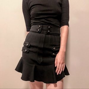 ISABEL MARANT BLACK LENA SKIRT